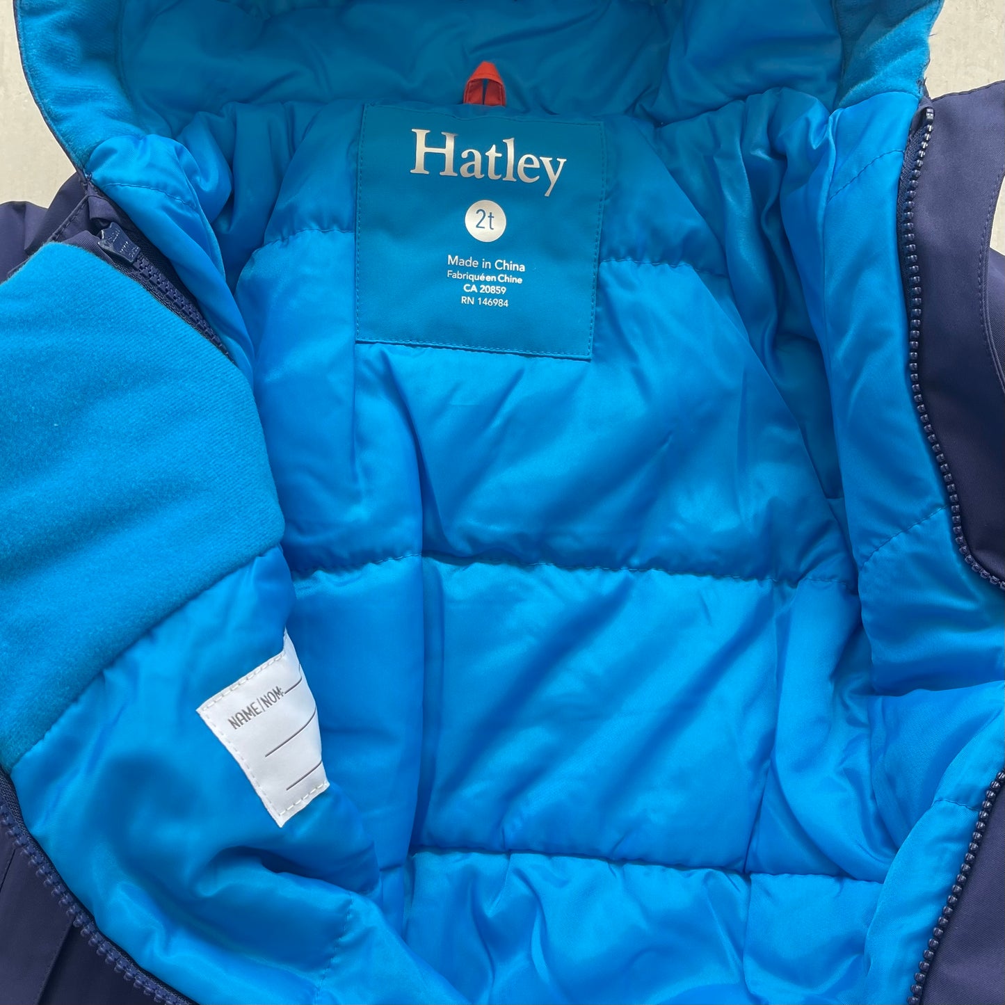 Habit d'hiver 2T, par Hatley