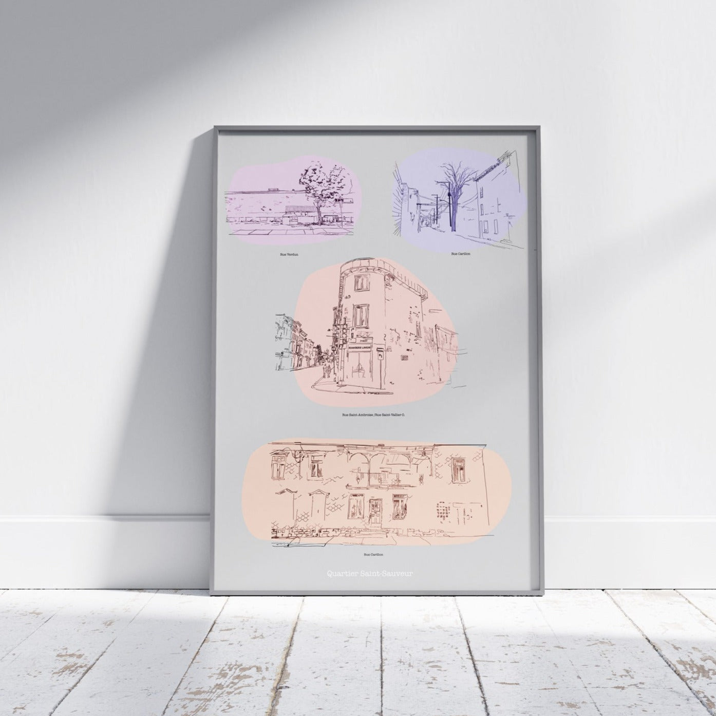 Illustration décorative - Quartier Saint-Sauveur