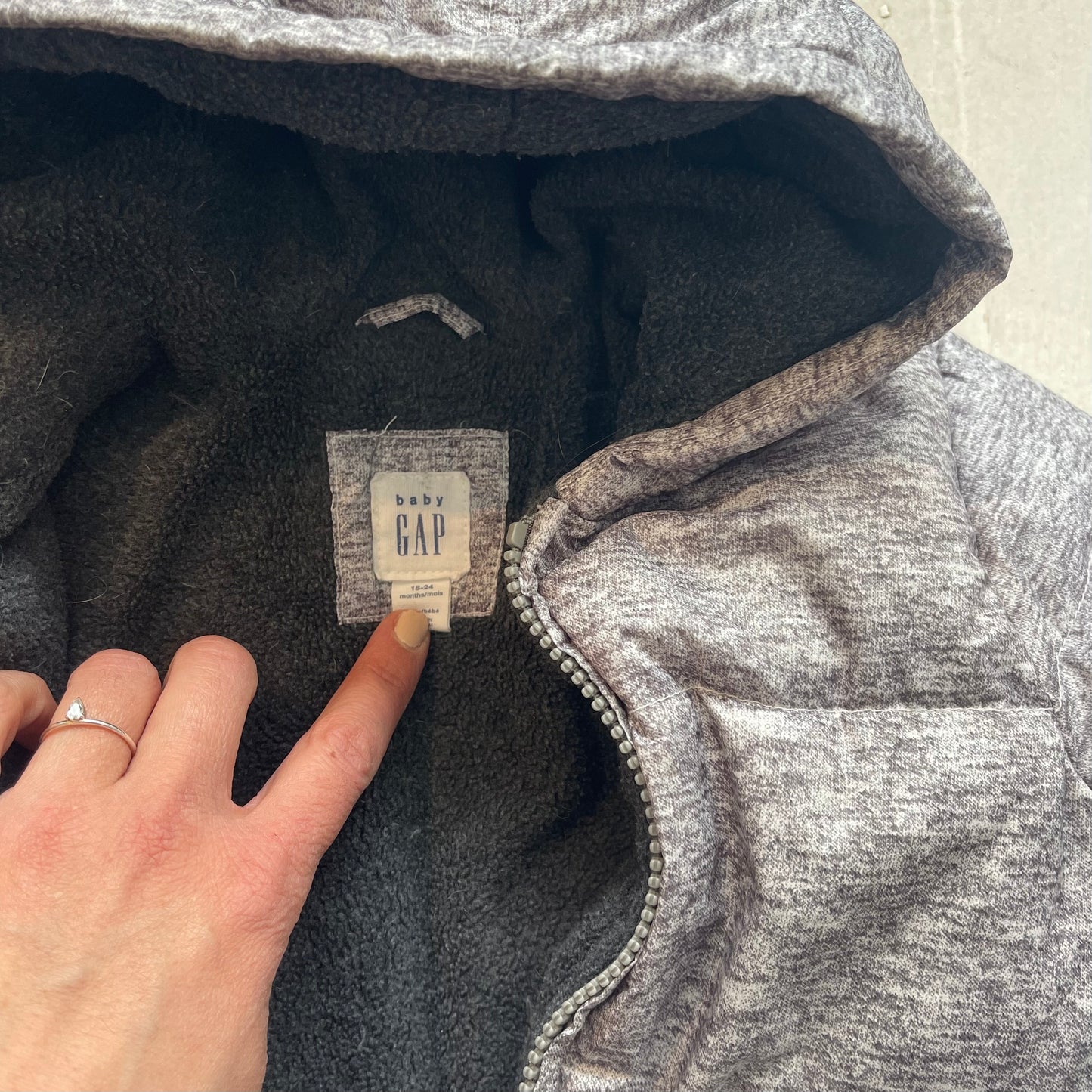 Habit d'hiver en duvet 18-24M, par Gap