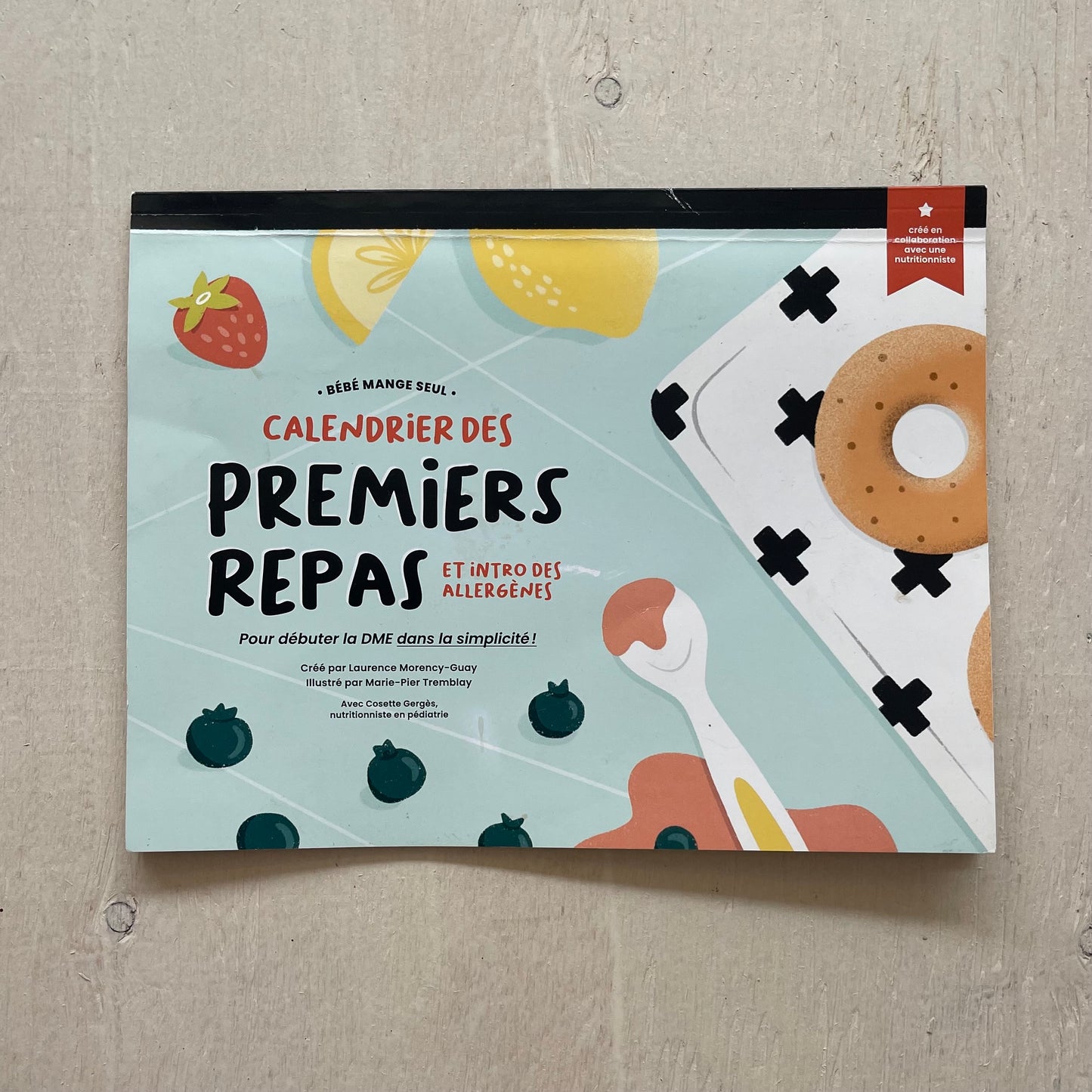 Calendrier des premiers repas, par Bébé mange seul