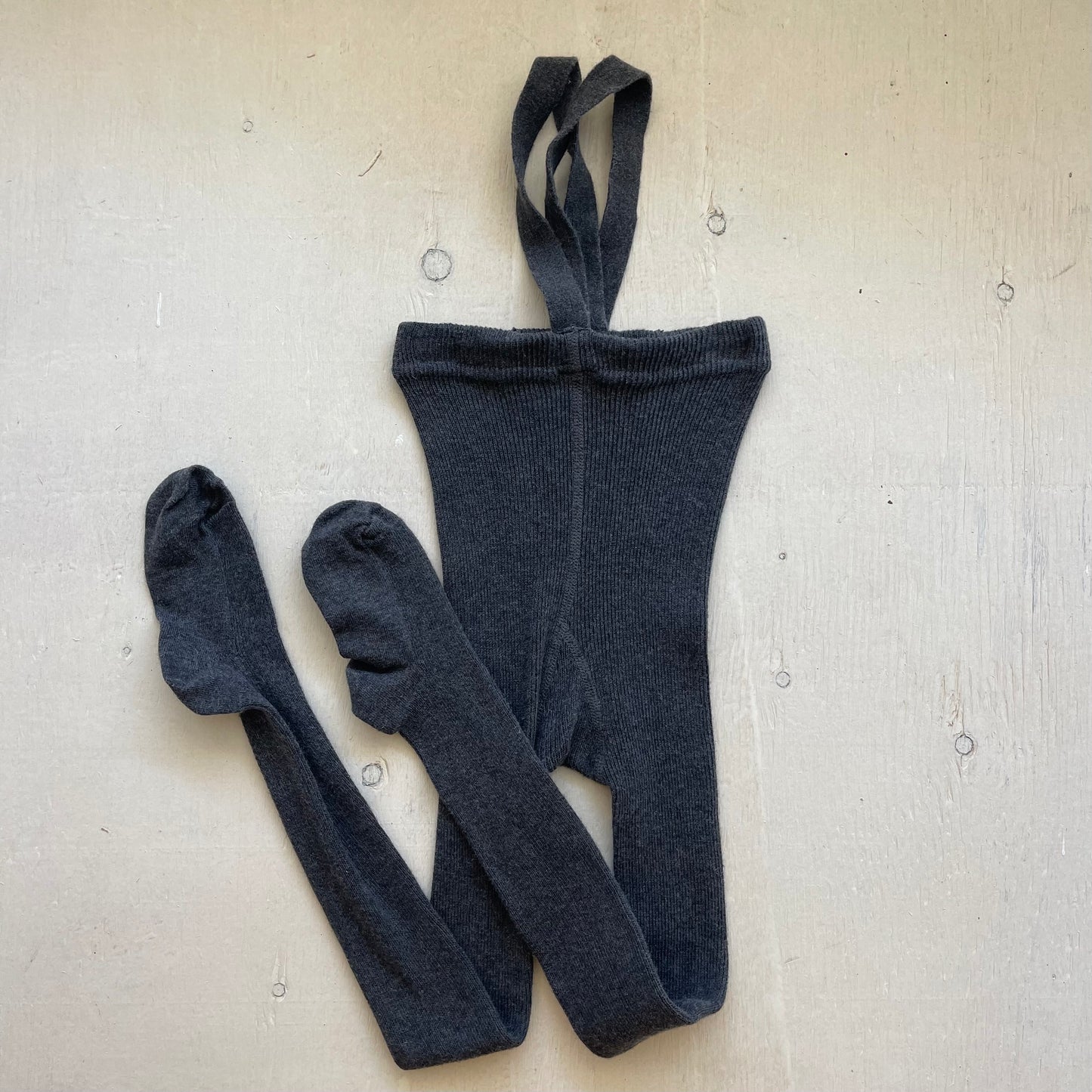 Collants à bretelles Ribbed 2-3T, par Silly Silas
