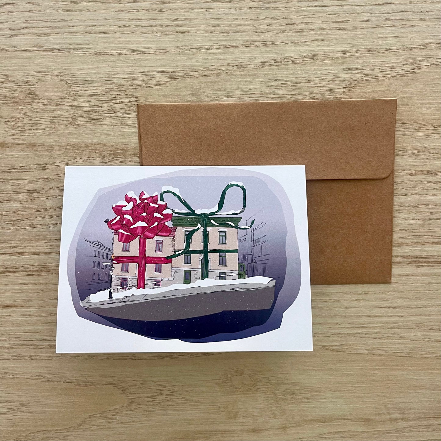 Carte de souhaits - Fais un voeu de Noël