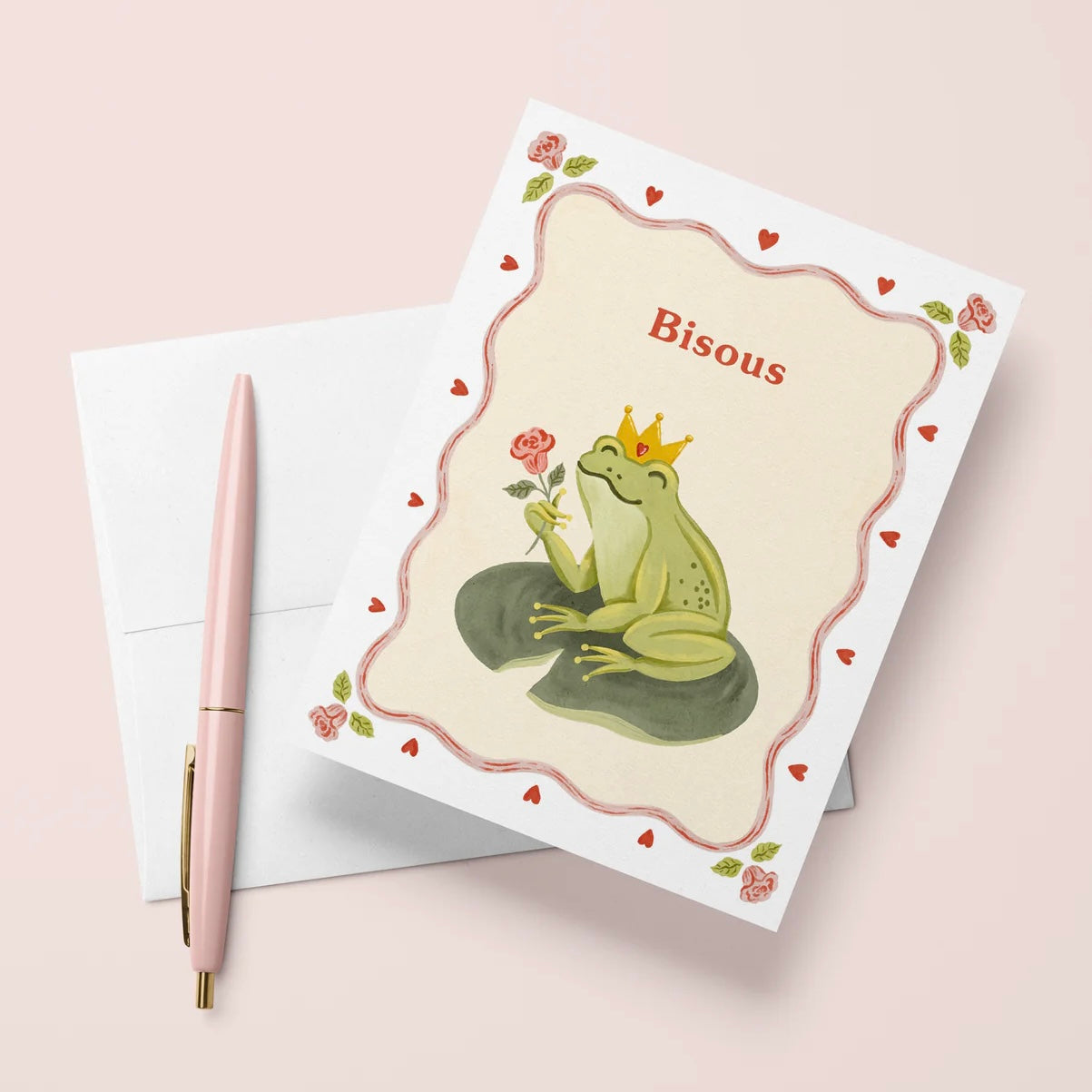 Carte de souhaits - Bisous