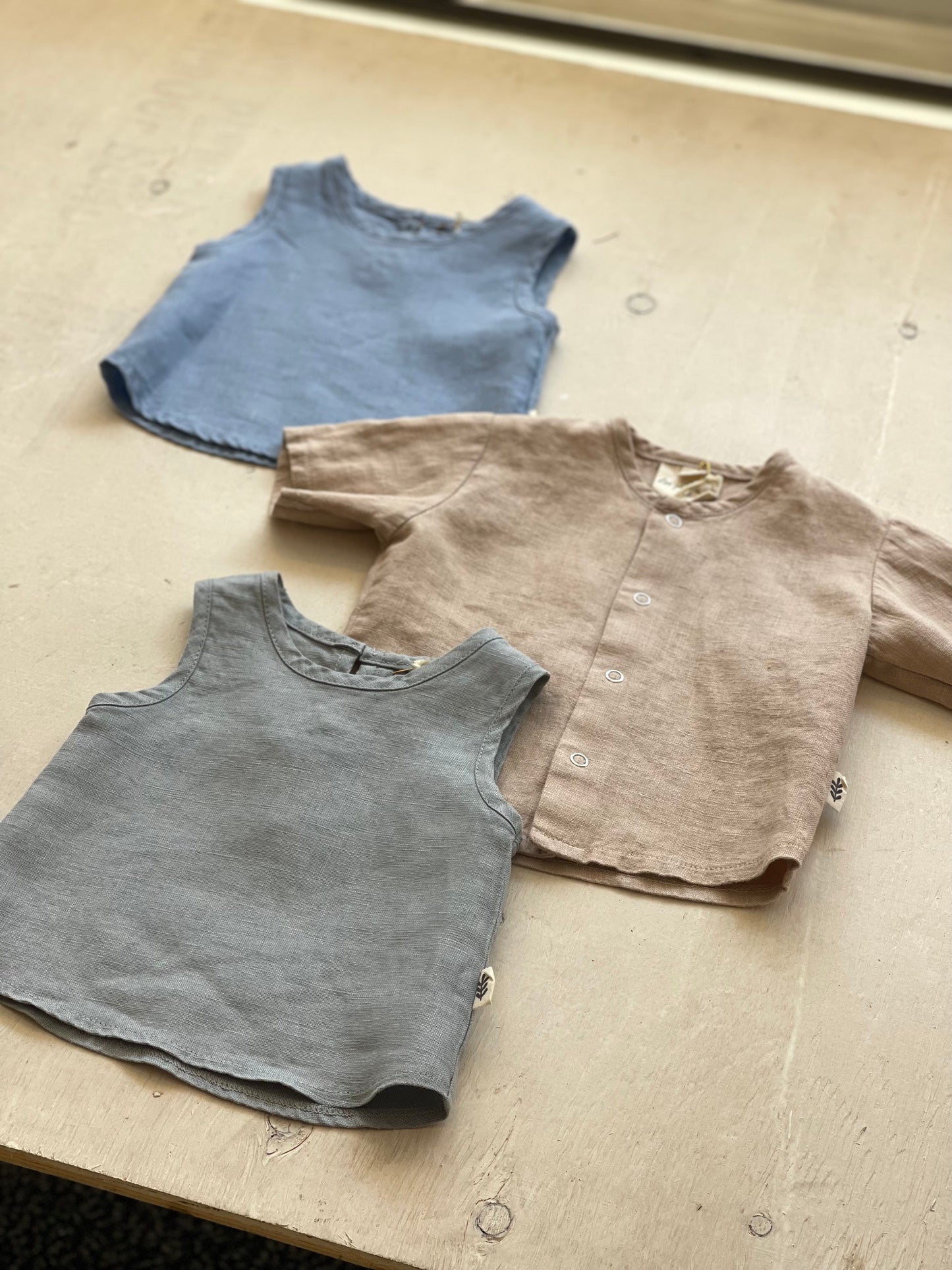 Haut en lin 0-3M, par Les petites natures