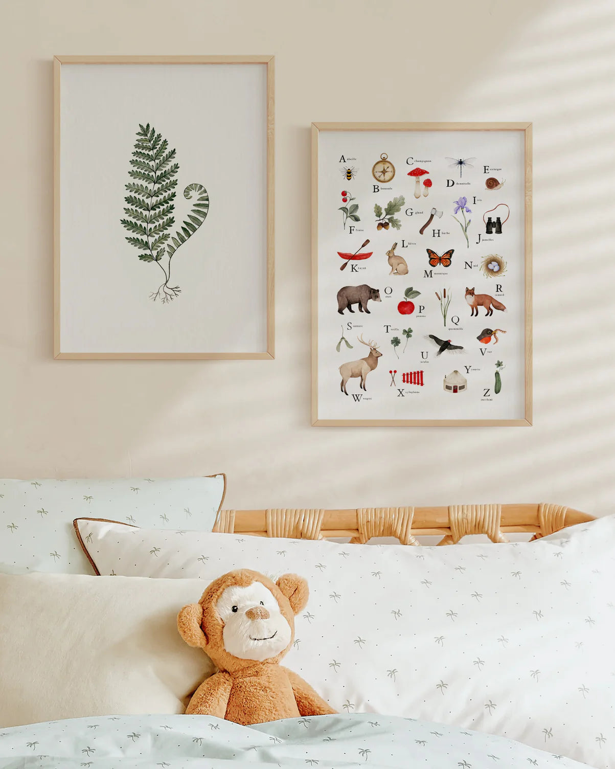 Illustration décorative - Abécédaire pour petits explorateurs