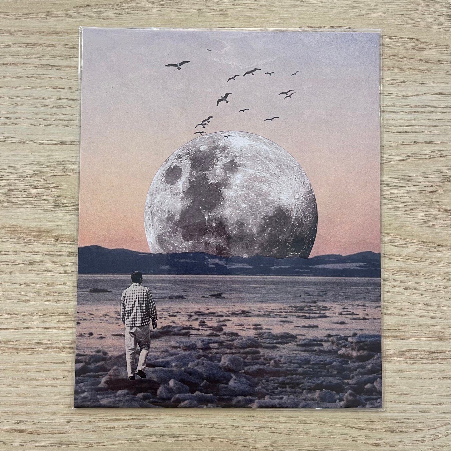 Illustration décorative - Lever de lune