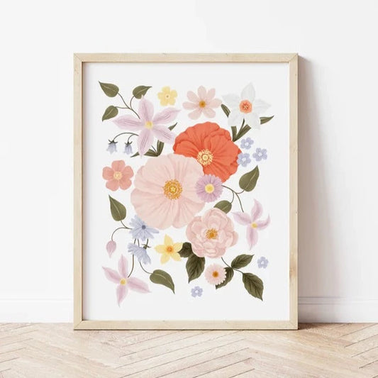 Illustration décorative - Floral pastel