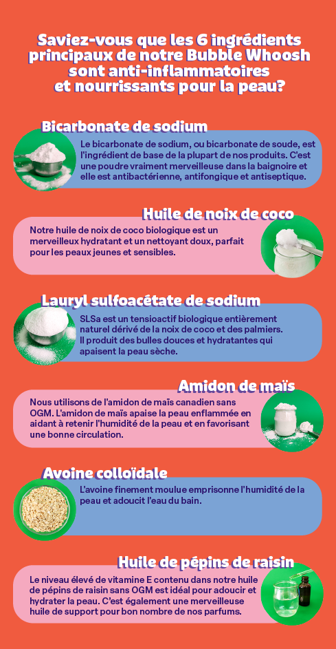 Bain moussant Bubble Whoosh Pure - Clear | VRAC