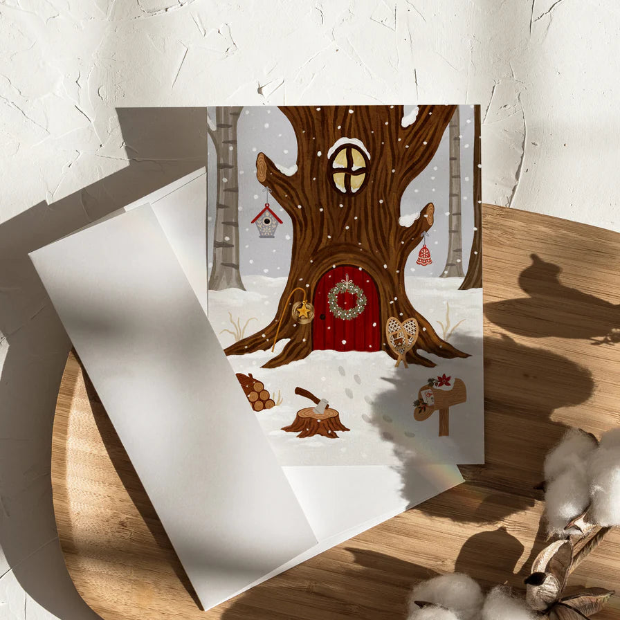 Carte de souhaits - Maison de Tomte