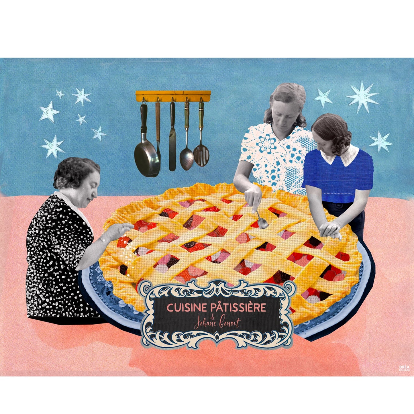 Illustration décorative - La cuisine pâtissière