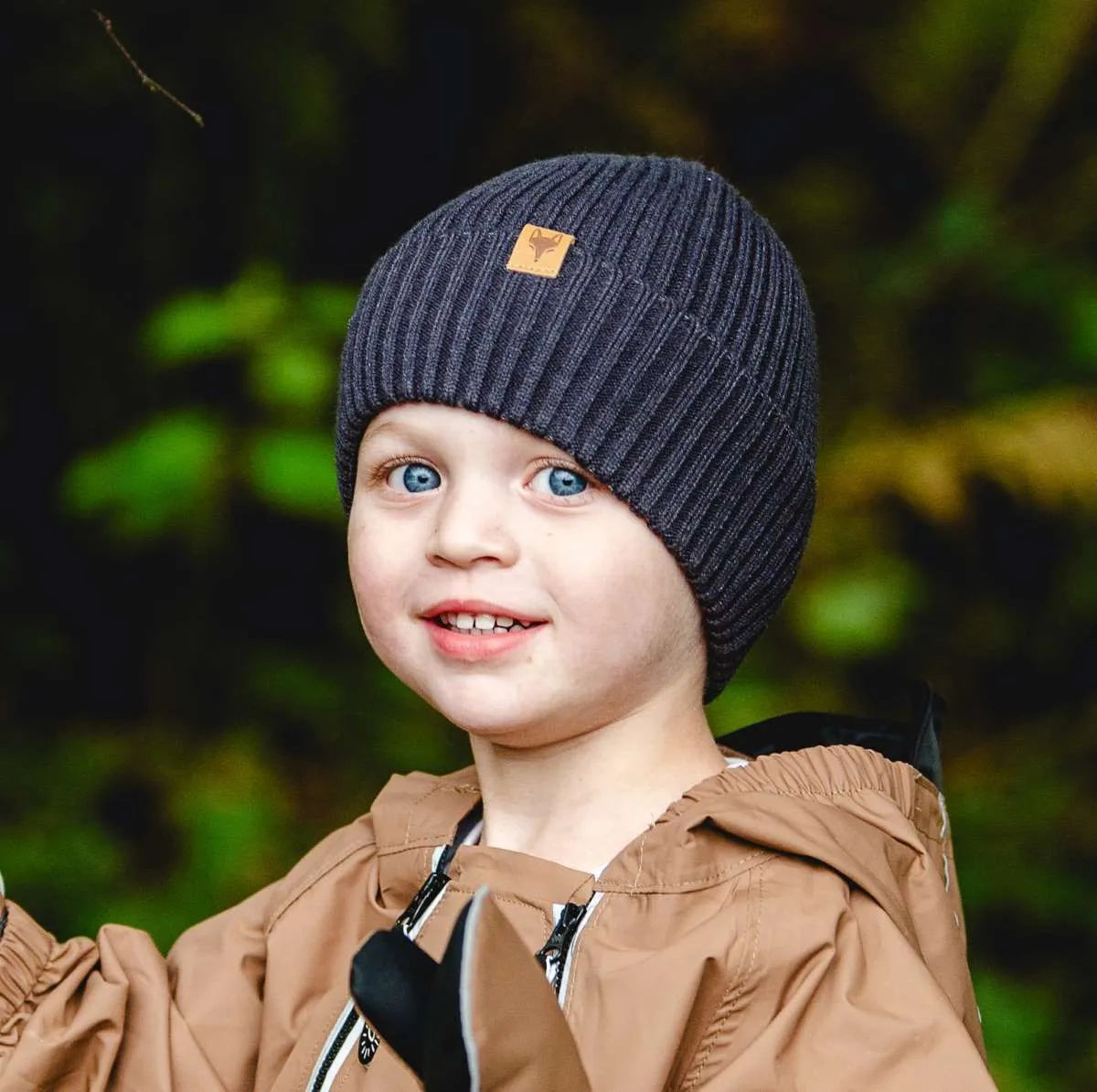 Bonnet côtelé mi-saison - Black