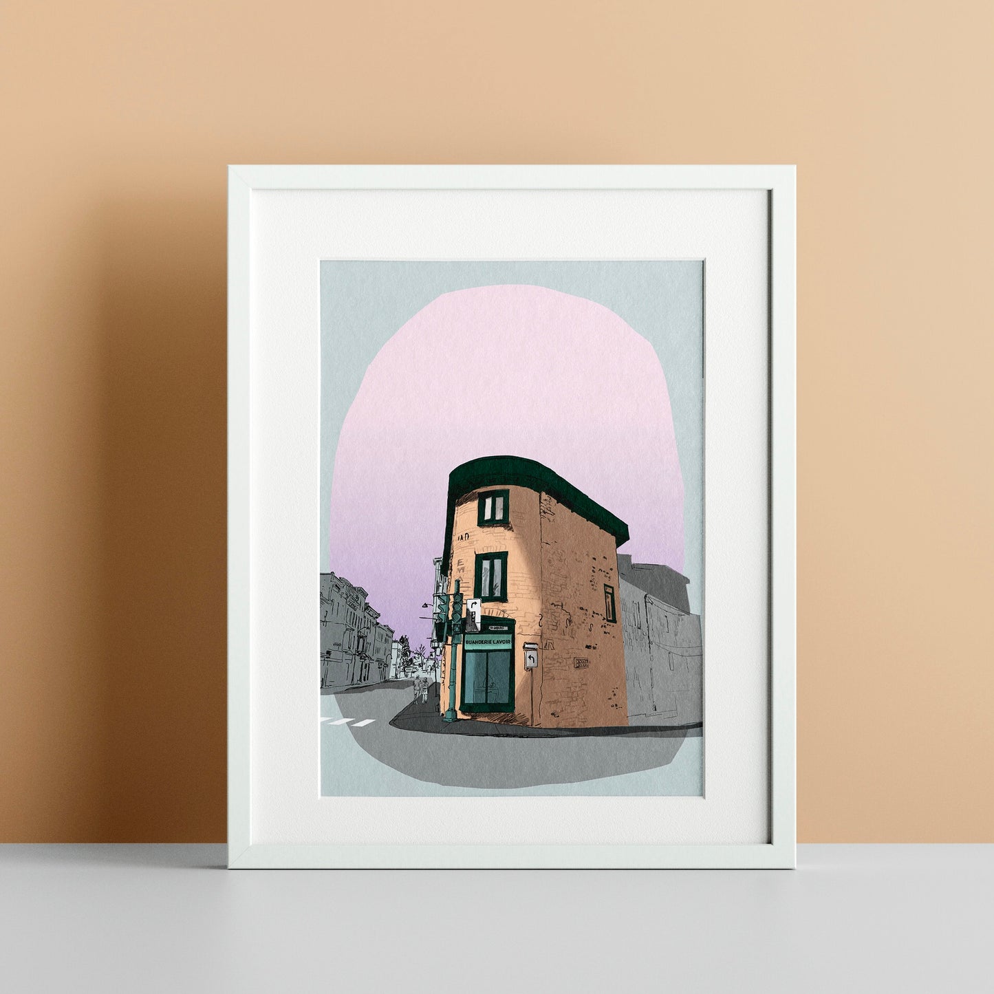 Illustration postale - Buanderie
