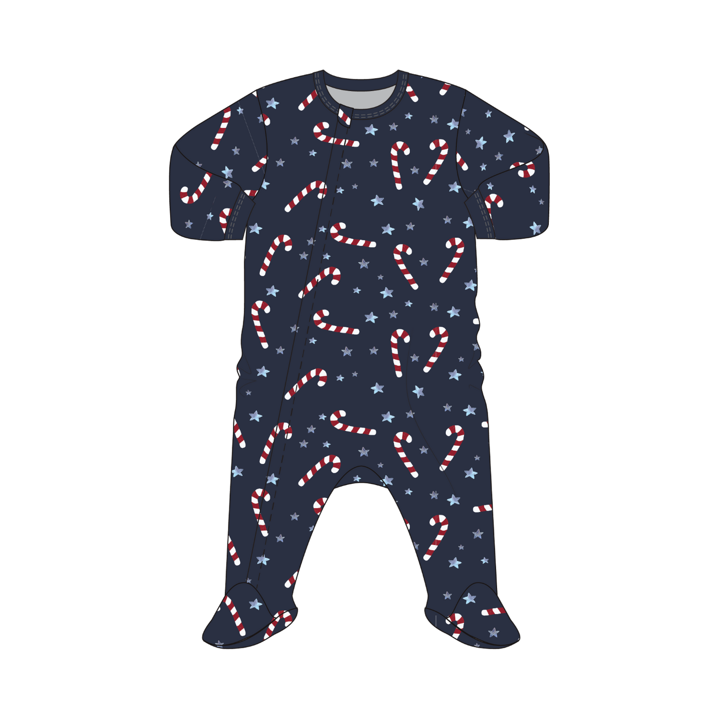 Pyjama à pattes - Dark Blue Candies