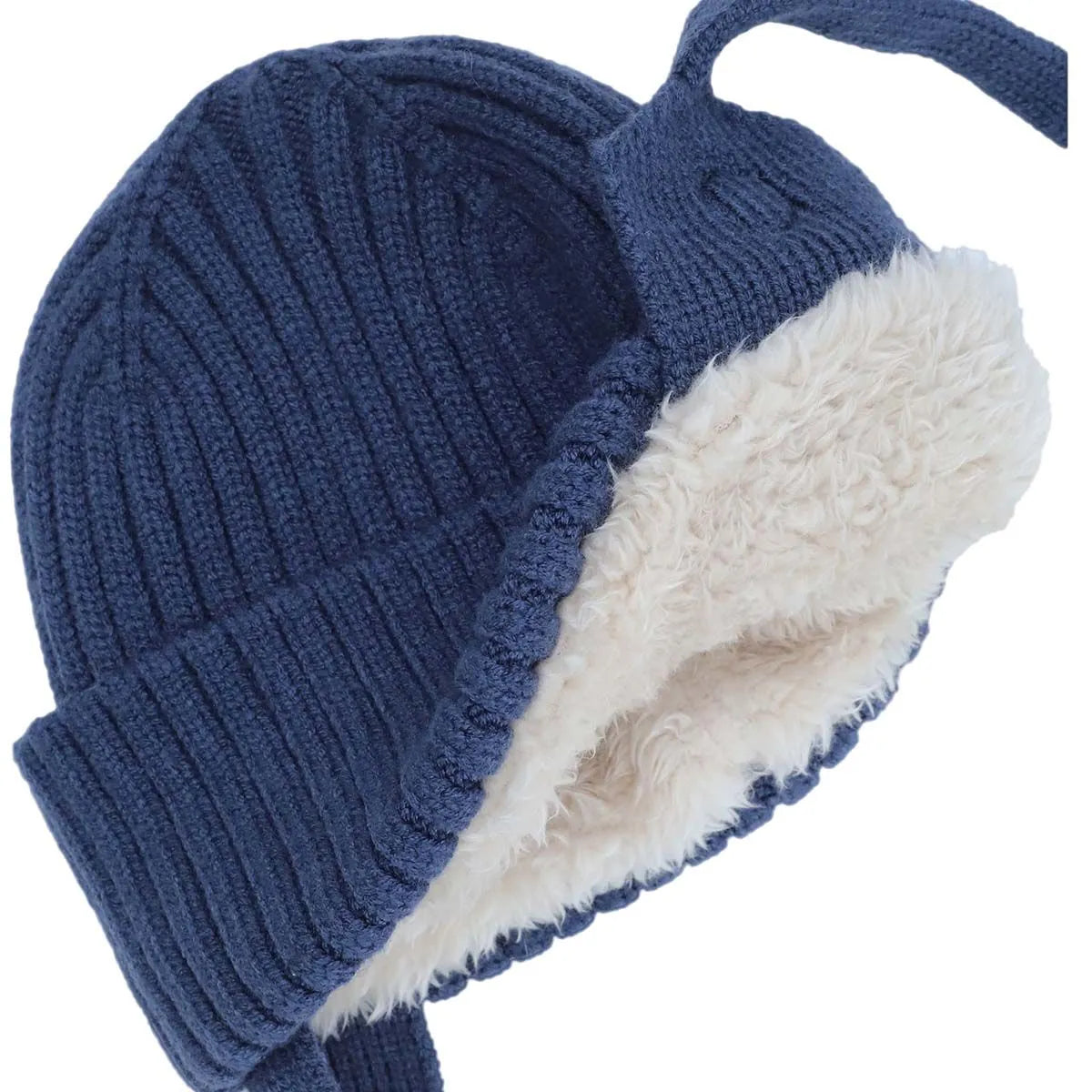 Tuque en tricot doux - Coffee
