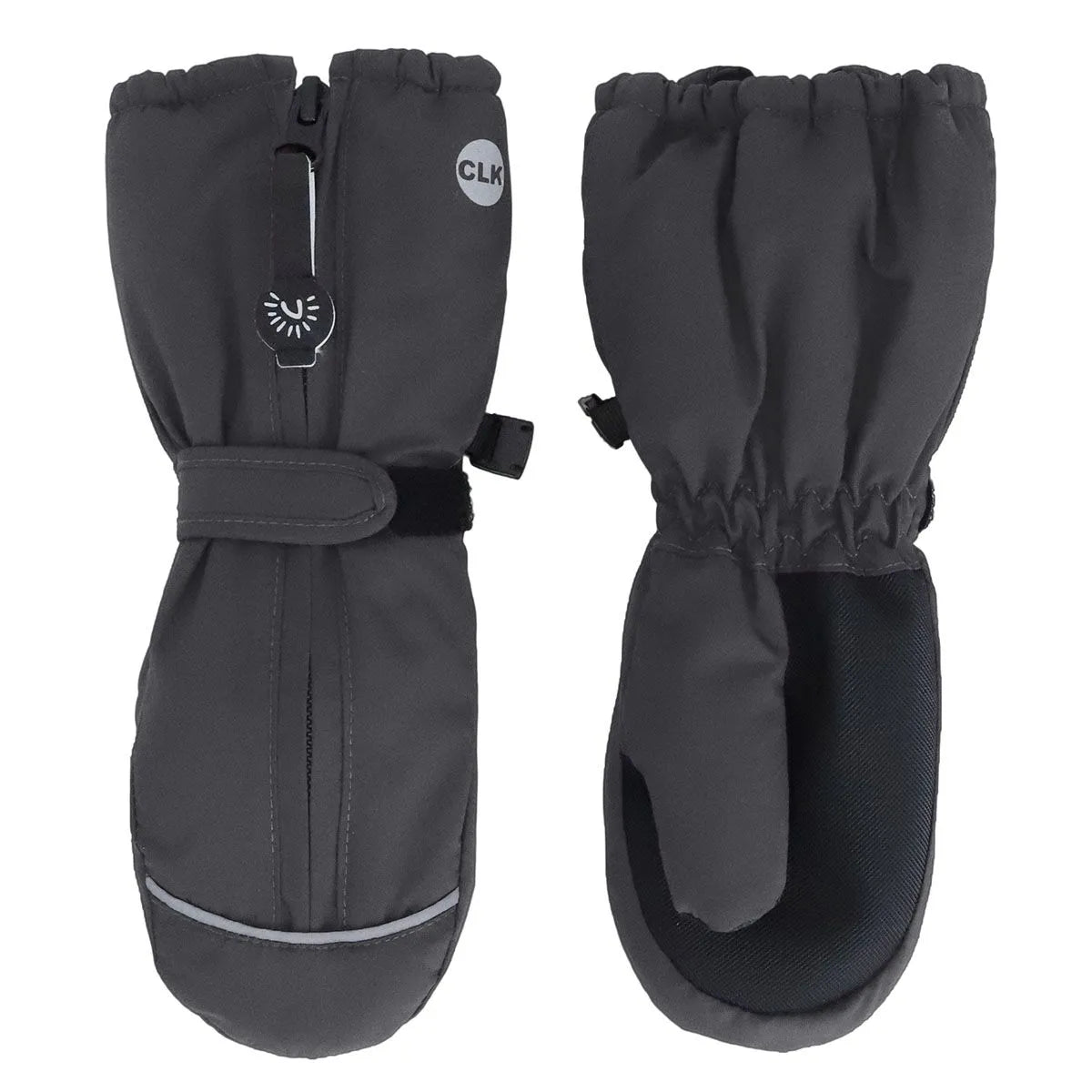 Mitaines d'hiver longues - Charcoal