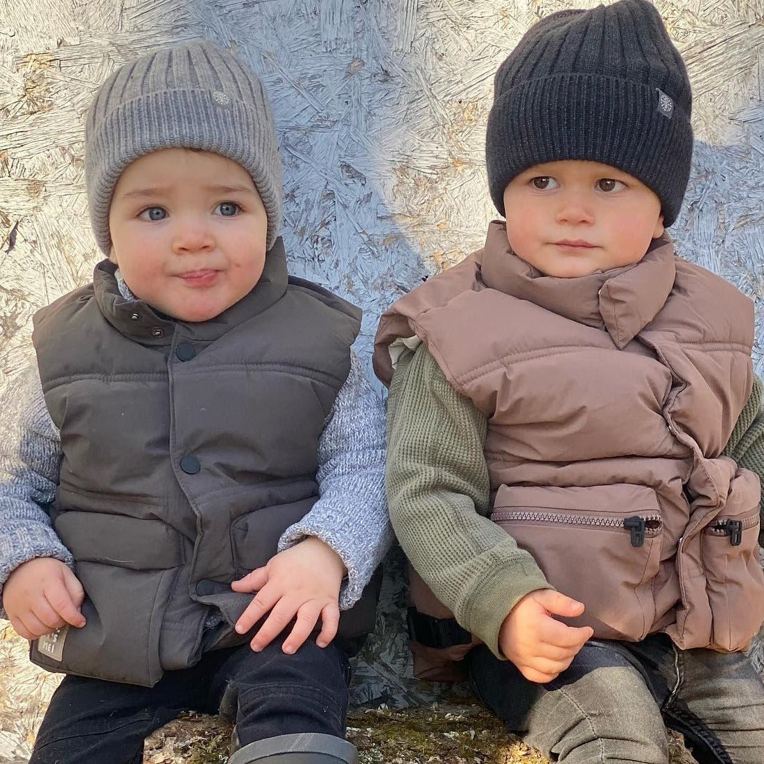 Tuque en tricot doux - Grey