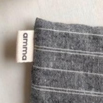 Pochette polyvalente en tissu - Chanvre et coton bio Rayé