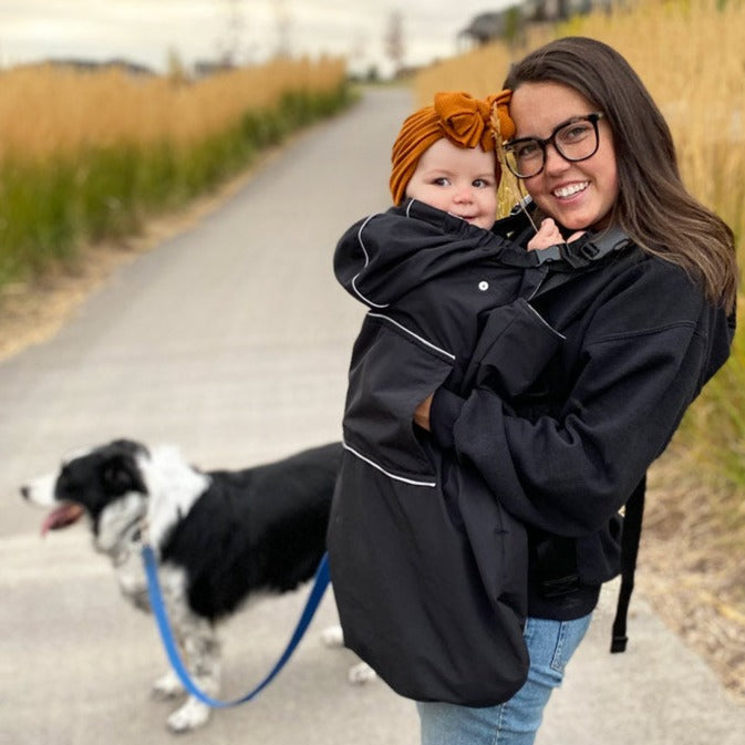 Housse doublée imperméable pour bébé - Black