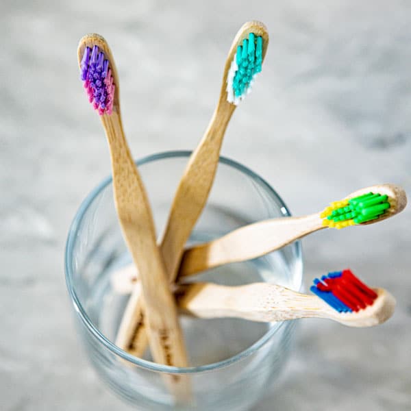 Brosse à dents pour enfant en bambou - Souple