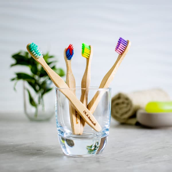 Brosse à dents pour enfant en bambou - Souple