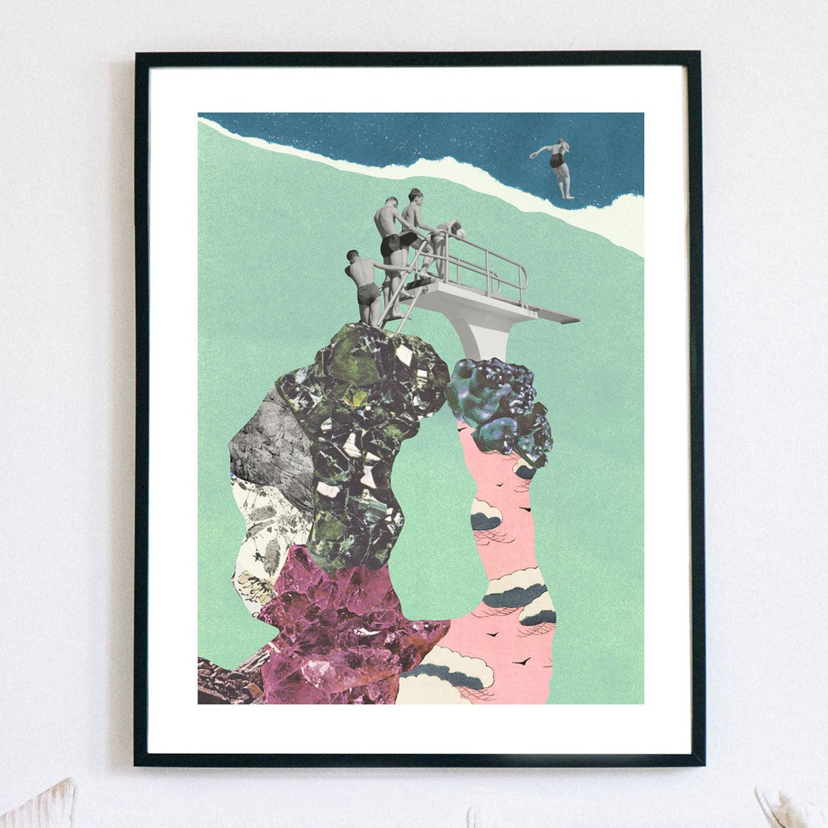 Illustration décorative - Le plongeon