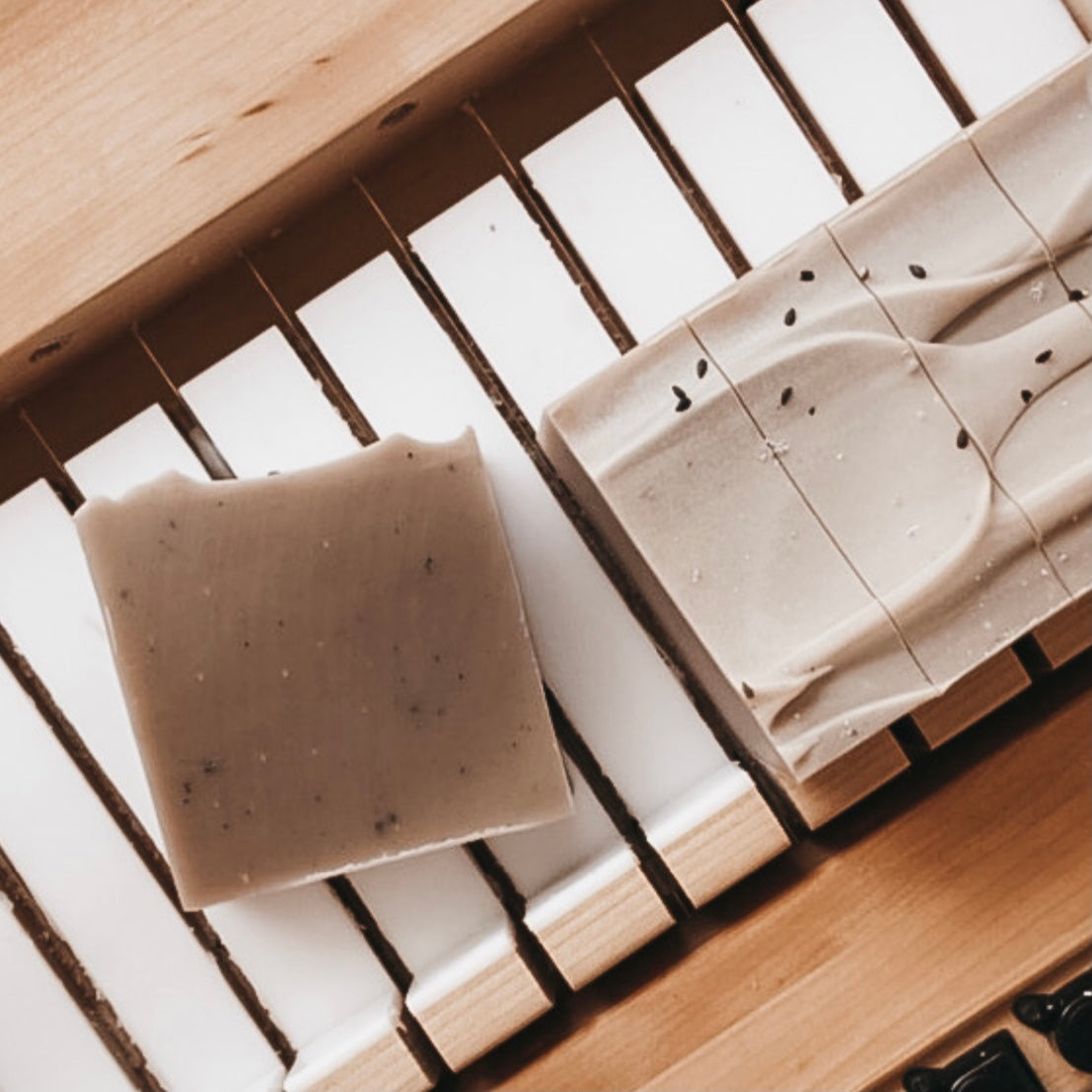 Savon purifiant et rafraîchissant Eucalyptus et argile grise du Kamouraska