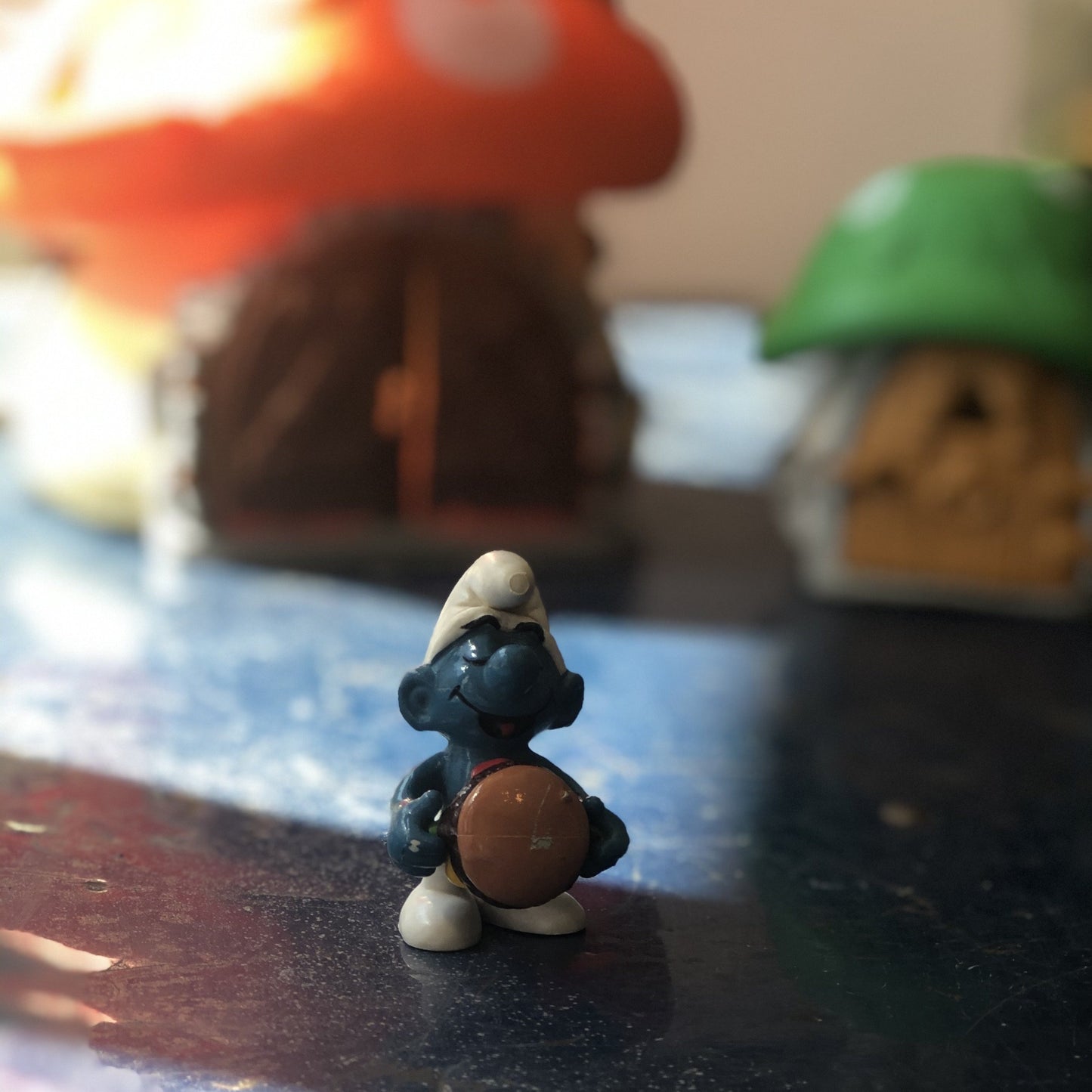 Schtroumpf avec hamburger, 1983