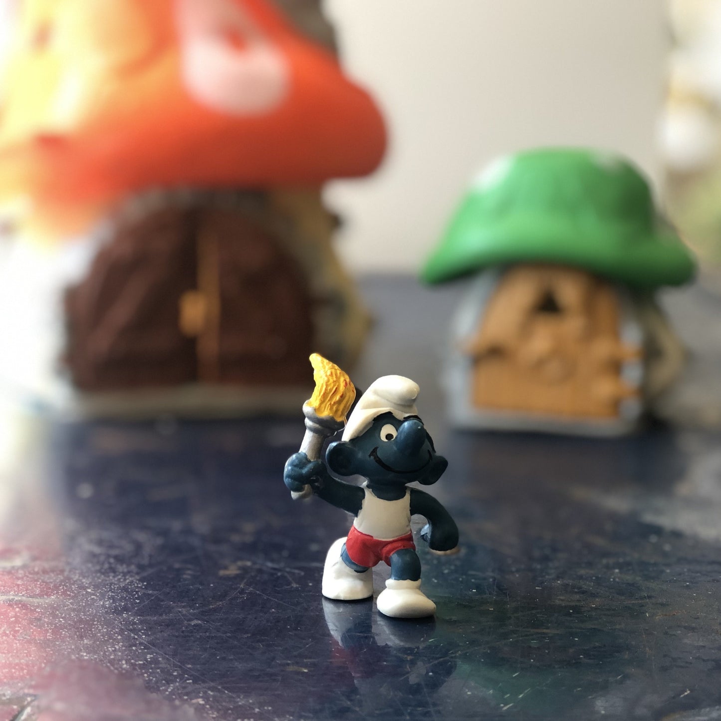 Schtroumpf avec flamme olympique, 1978