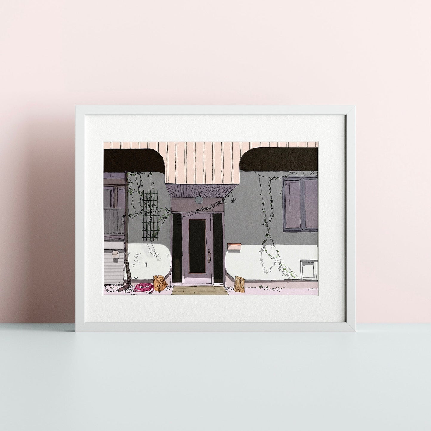 Illustration postale - Limoilou rétro