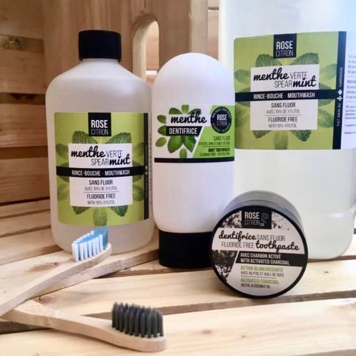 Rince-bouche sans fluor - Menthe verte | VRAC