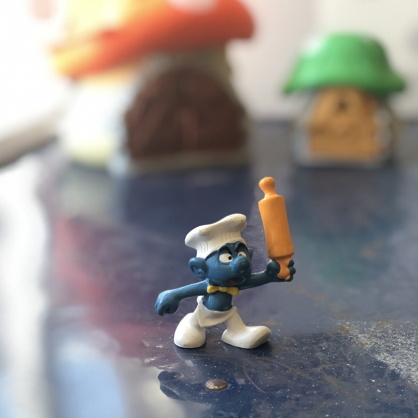 Schtroumpf Gourmand chef cuisinier, 1977