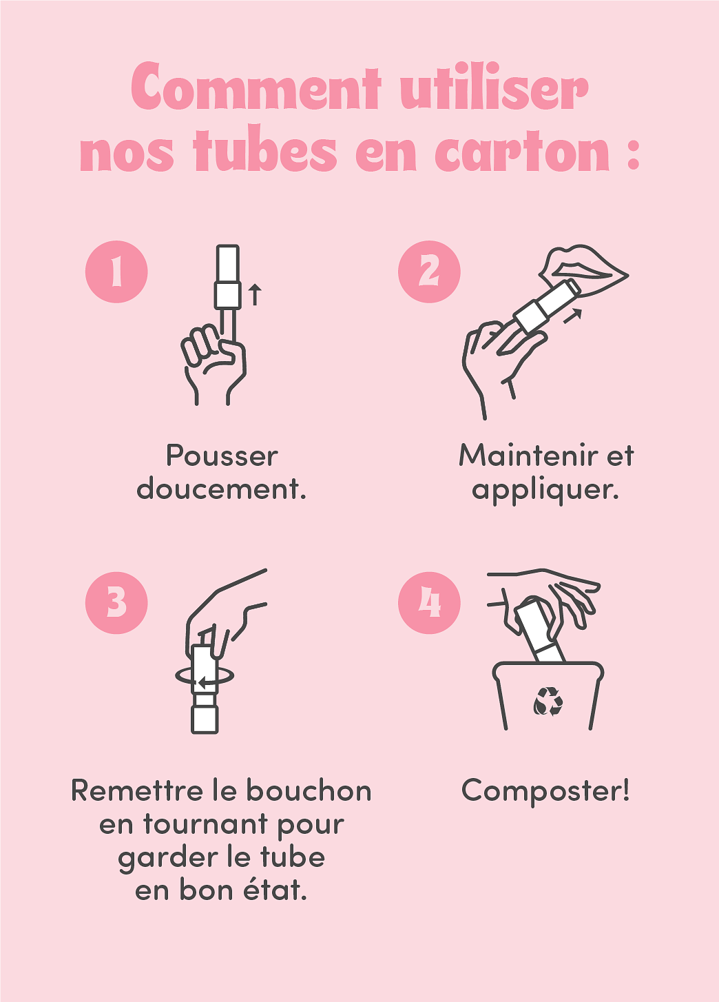 Baume à lèvres naturel - Melon d’eau