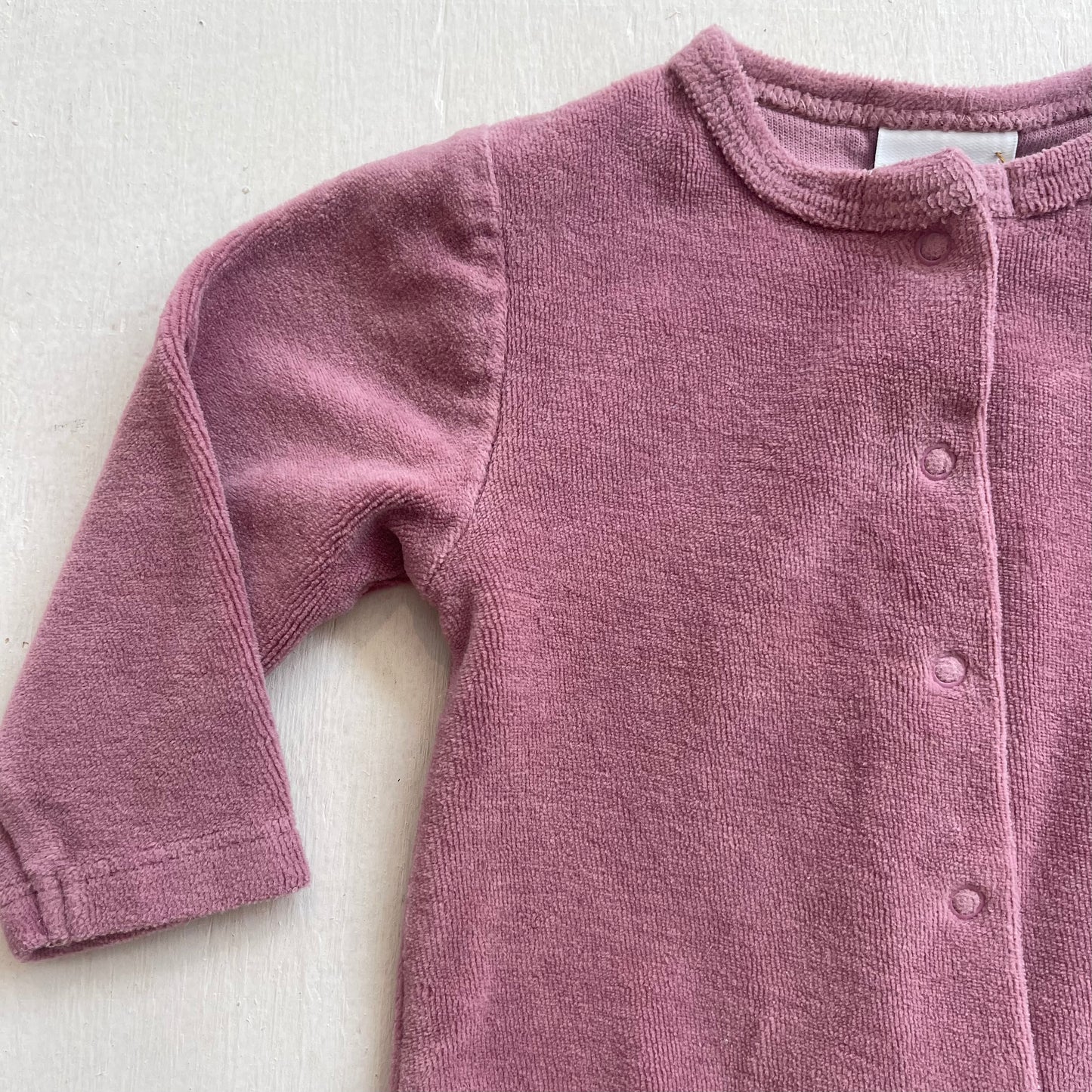 Pyjama velours 0-3M, par Antebies