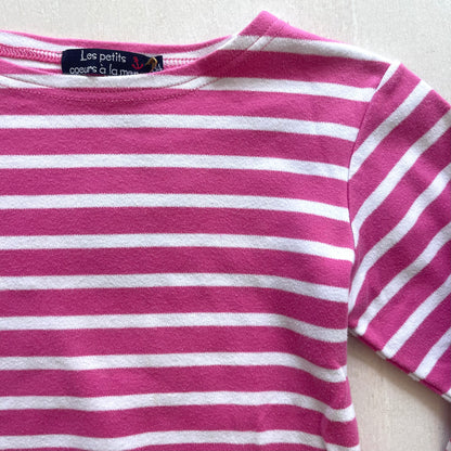 Haut marinière 8Y, par Les petits coeurs à la mer