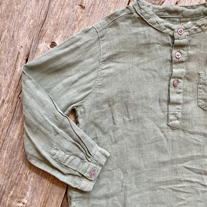 Chemise en lin 3T, par Bout'chou