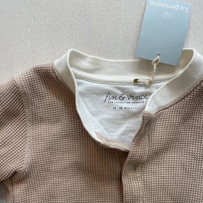 Veste gaufrée 12-18M, par Fin & Vince