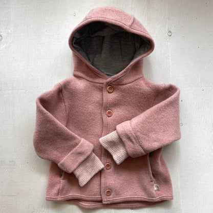 Veste en laine bouillie 2-3T, par Disana