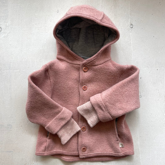 Veste en laine bouillie 2-3T, par Disana