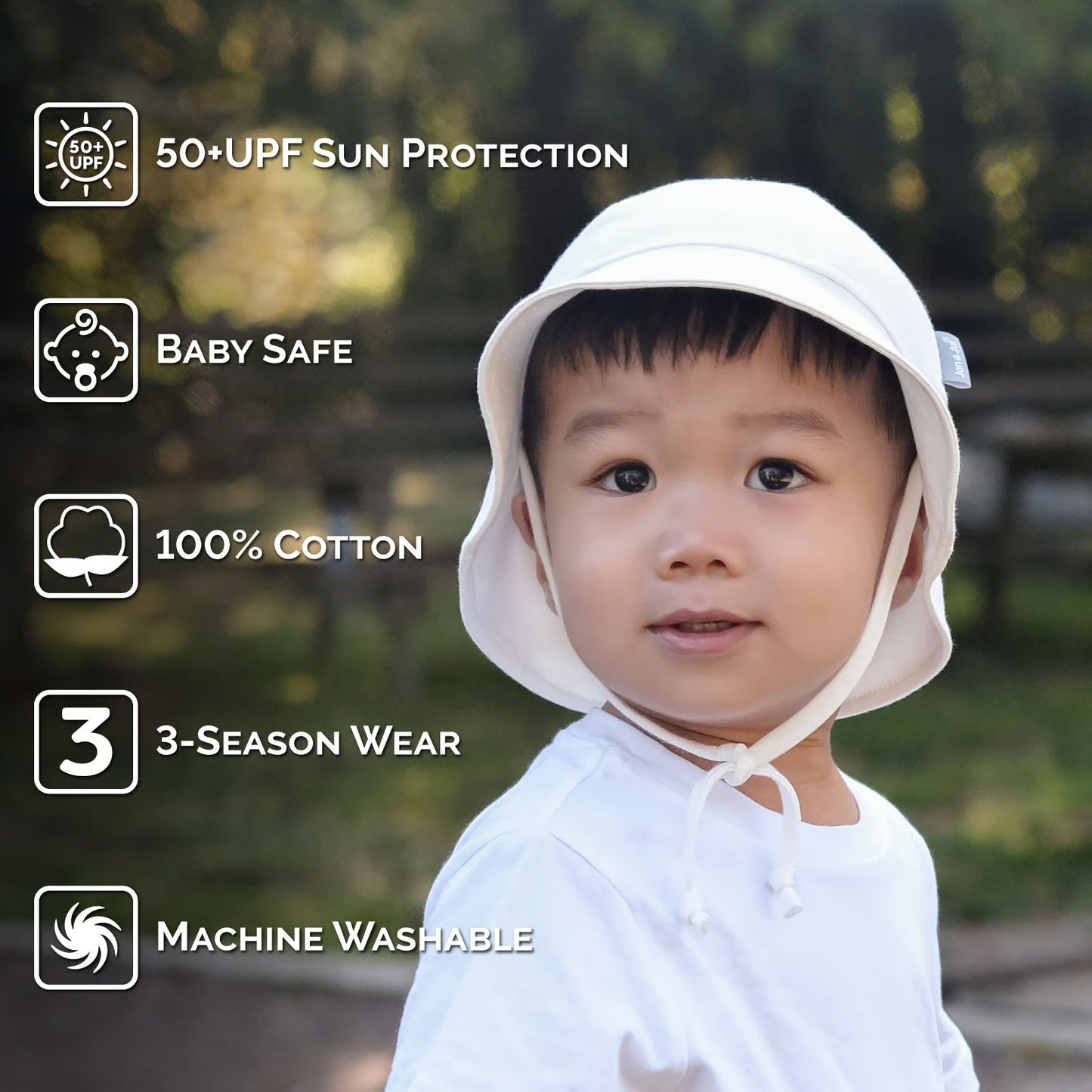 Chapeau souple pour bébé - White