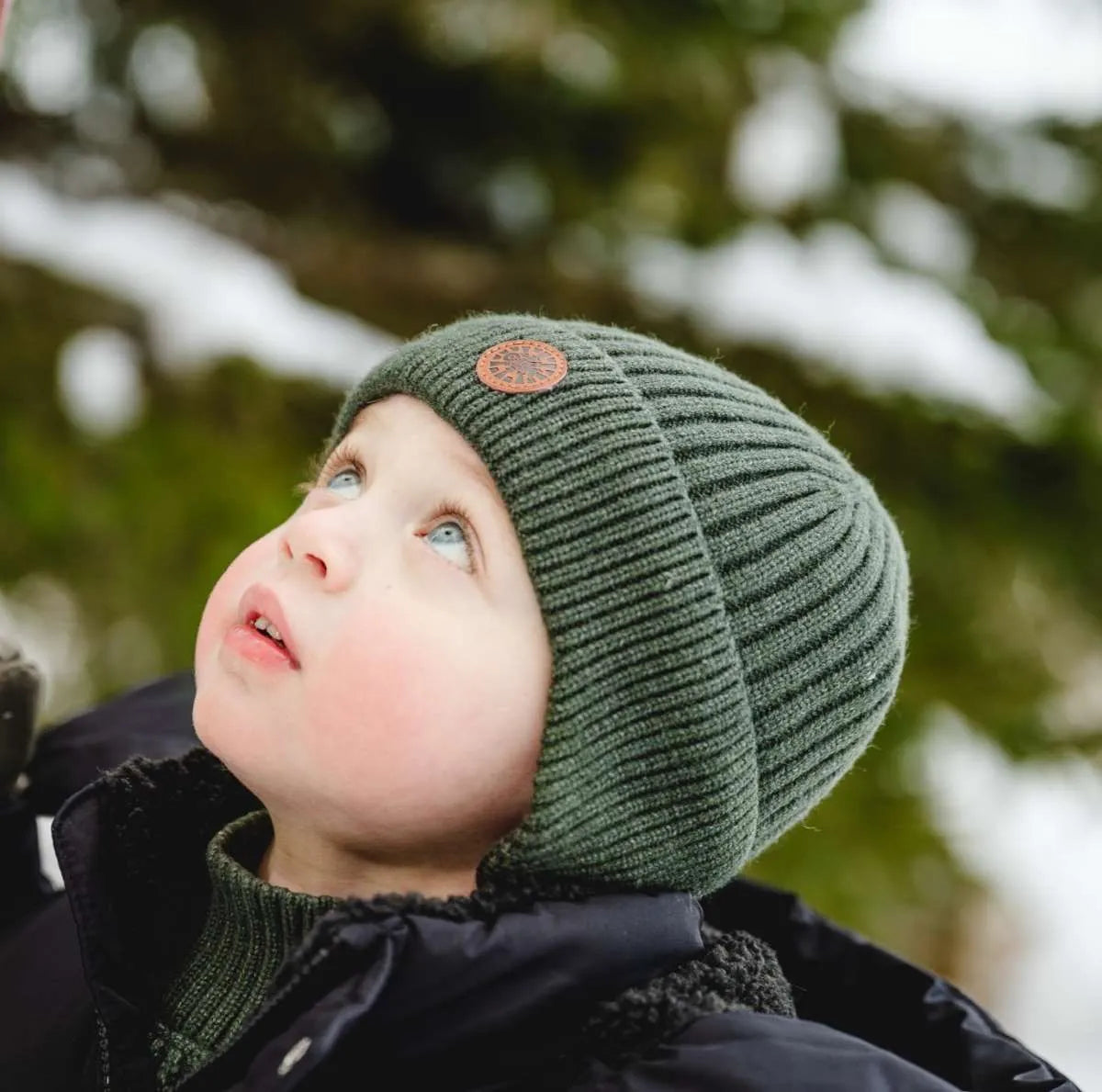 Tuque en tricot doux - Blue