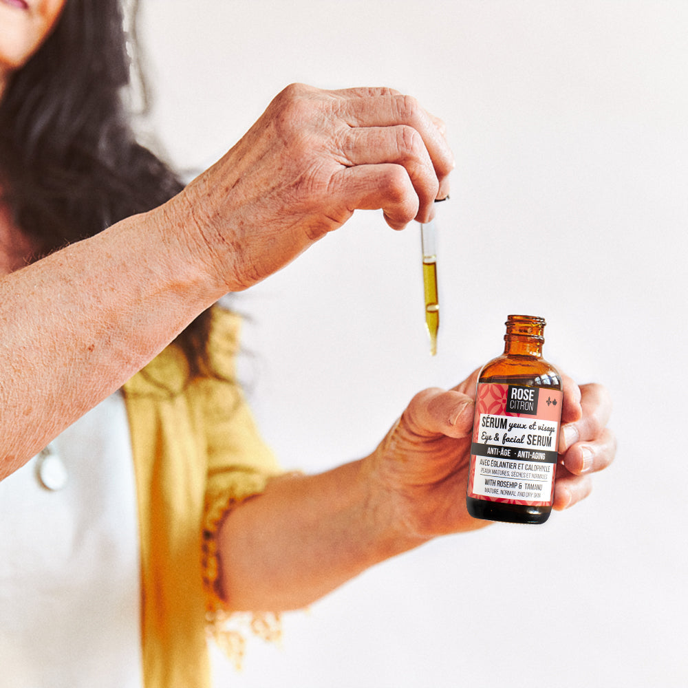 Sérum contour des yeux et visage anti-âge