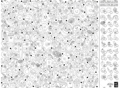 Coloriage géant - Bon appétit