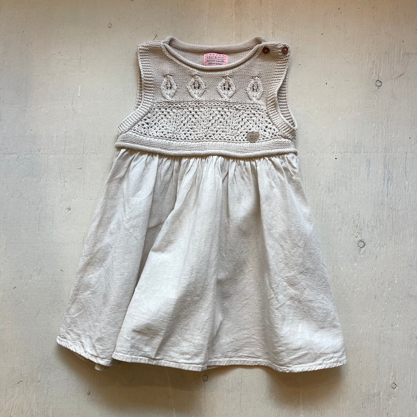 Robe en lin 2-3T, par Souris mini