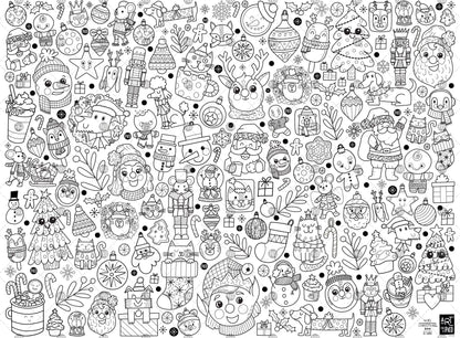 Coloriage géant - Noël