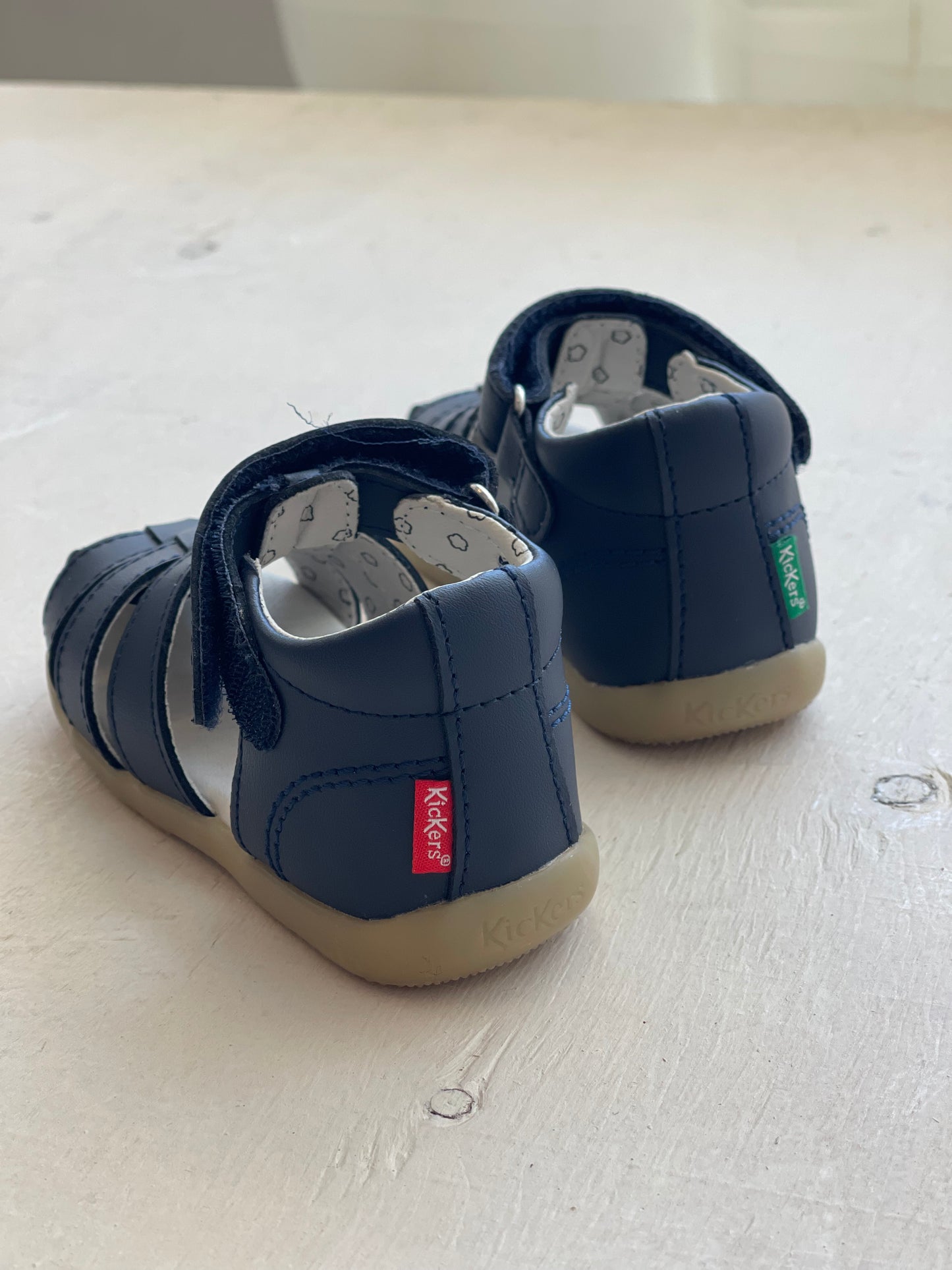 Sandales en cuir Bigflo 6US, par Kickers