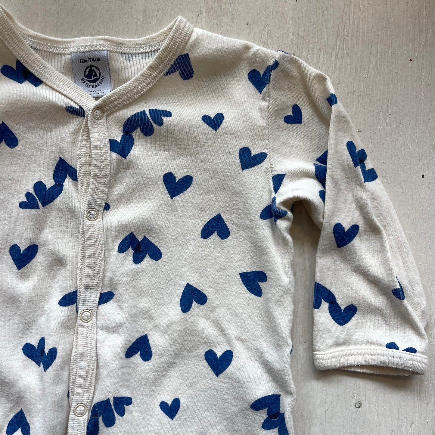 Pyjama à pattes 12M, par Petit bateau