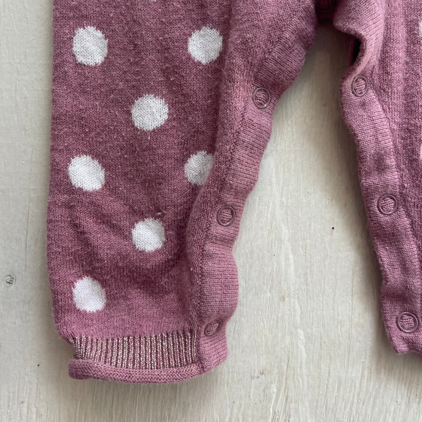 Combinaison tricot 6M, par Noukie's
