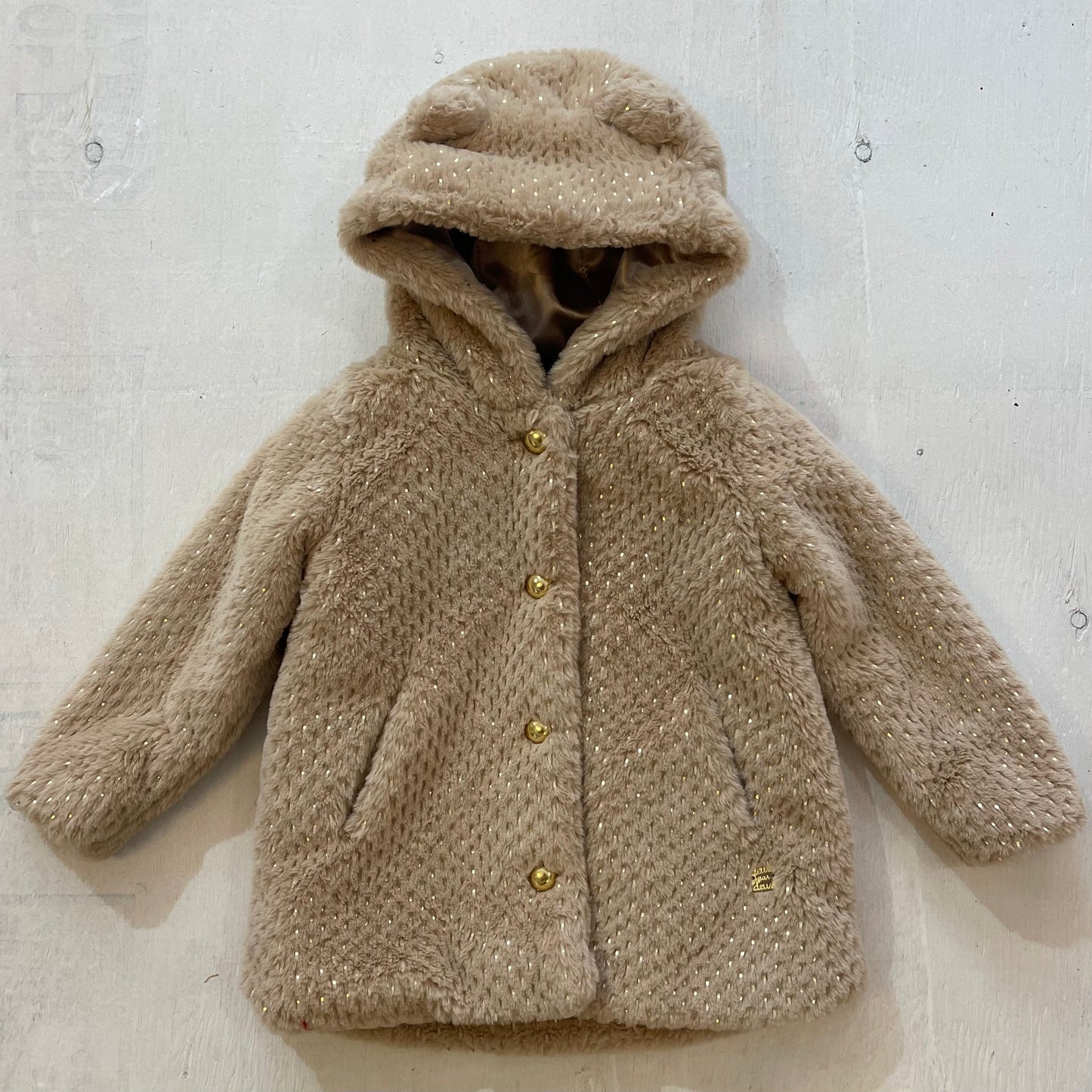 Veste fausse fourrure 18M, par Deux par deux