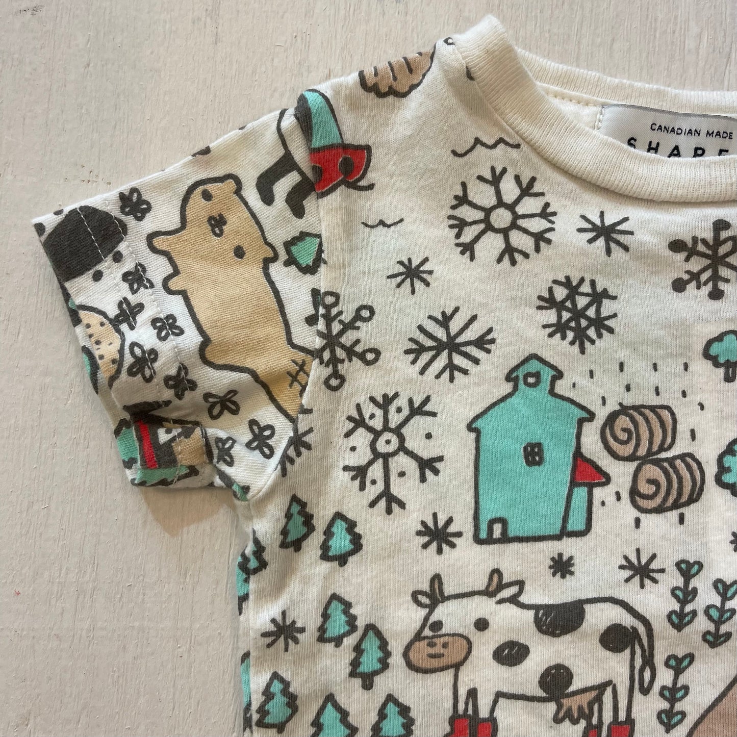 T-Shirt 12-18M, par Shared Canadian Made