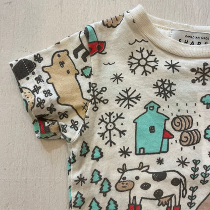T-Shirt 12-18M, par Shared Canadian Made